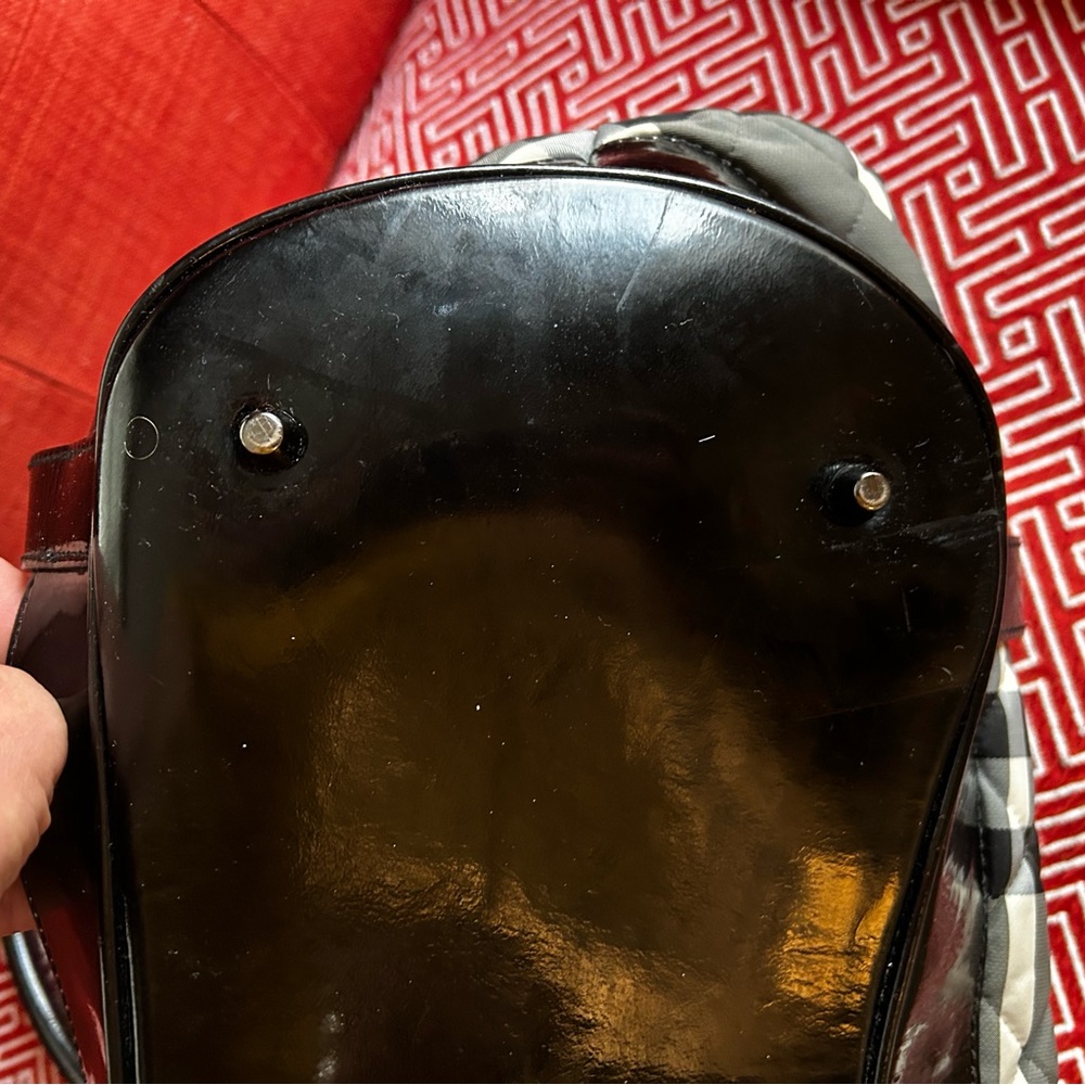 Burberry black checkered satchel - Picture 12 of 16